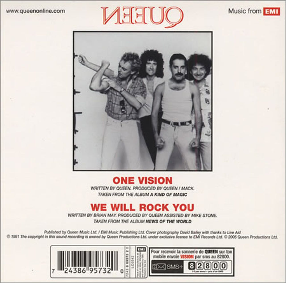 Queen One Vision French CD single (CD5 / 5") QUEC5ON405615