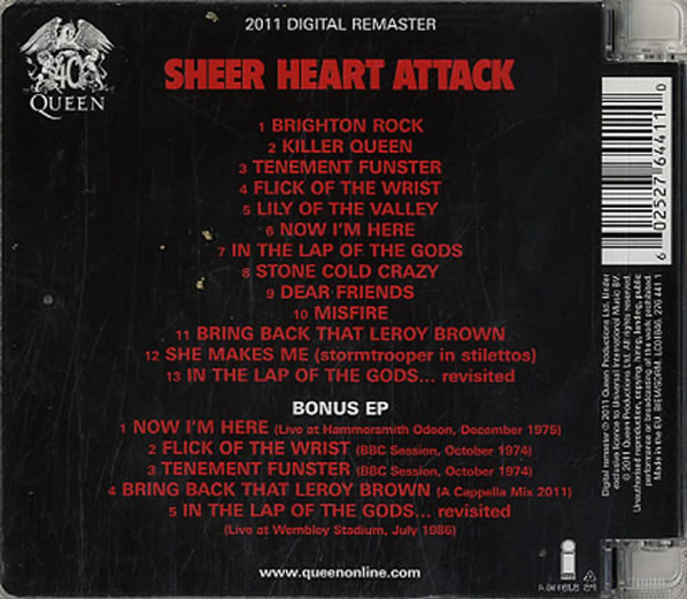 Queen Sheer Heart Attack UK 2 CD album set (Double CD) QUE2CSH531753