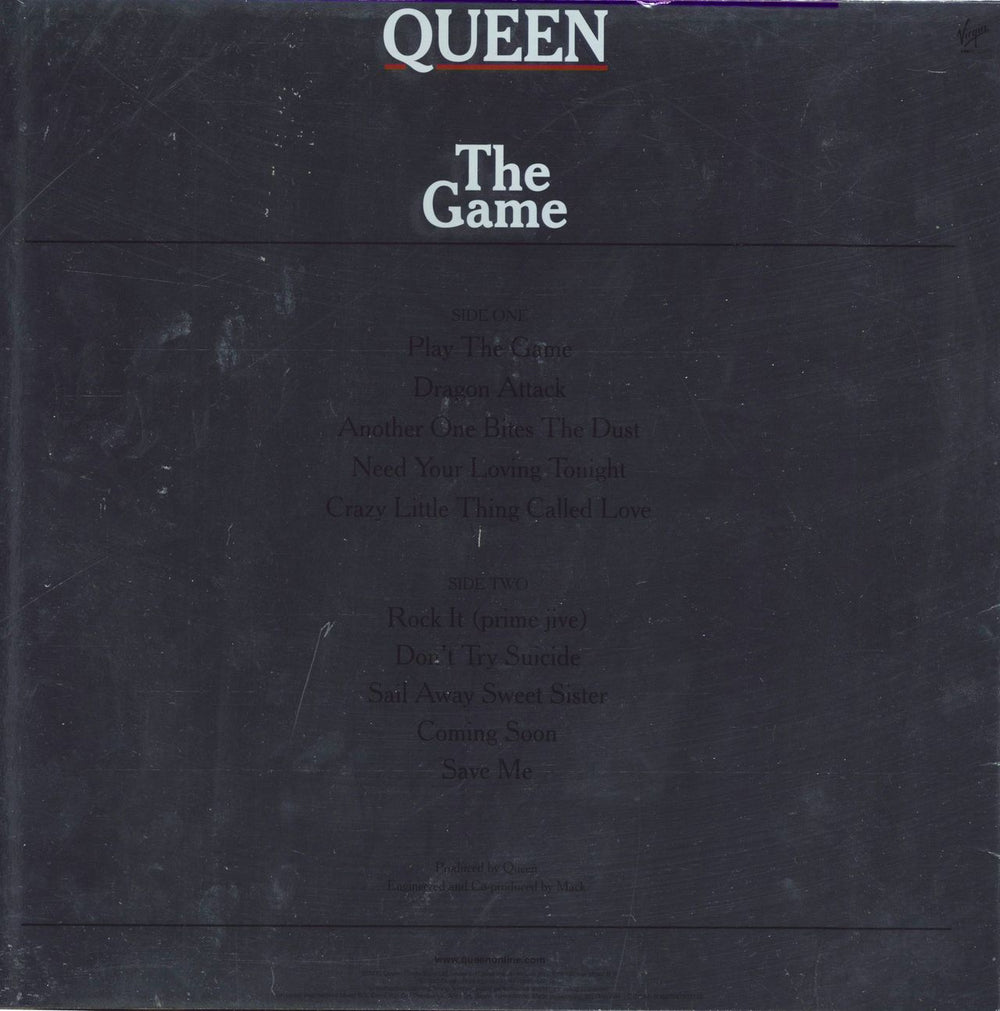 Queen The Game: Half Speed Mastered - 180gm Vinyl UK vinyl LP album (LP record) 602547202758