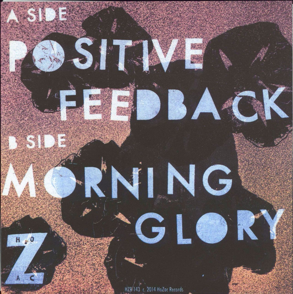 Radar Eyes Positive Feedback US 7" vinyl single (7 inch record / 45)