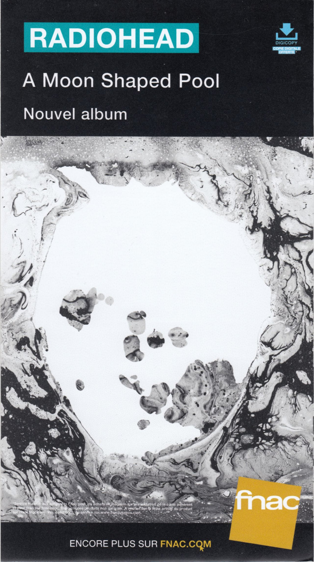 Radiohead A Moon Shaped Pool French Promo display IN-STORE DISPLAY