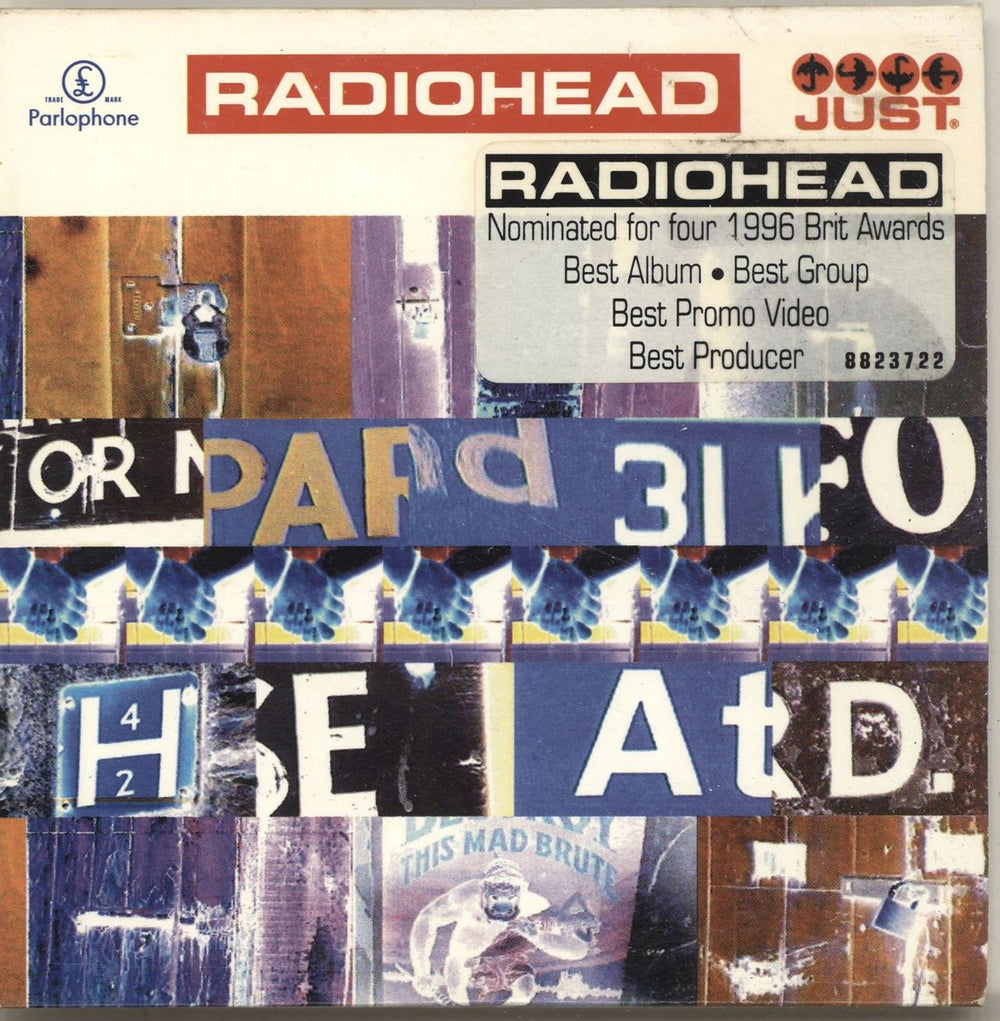 Radiohead Just Australian CD single (CD5 / 5") 8823722