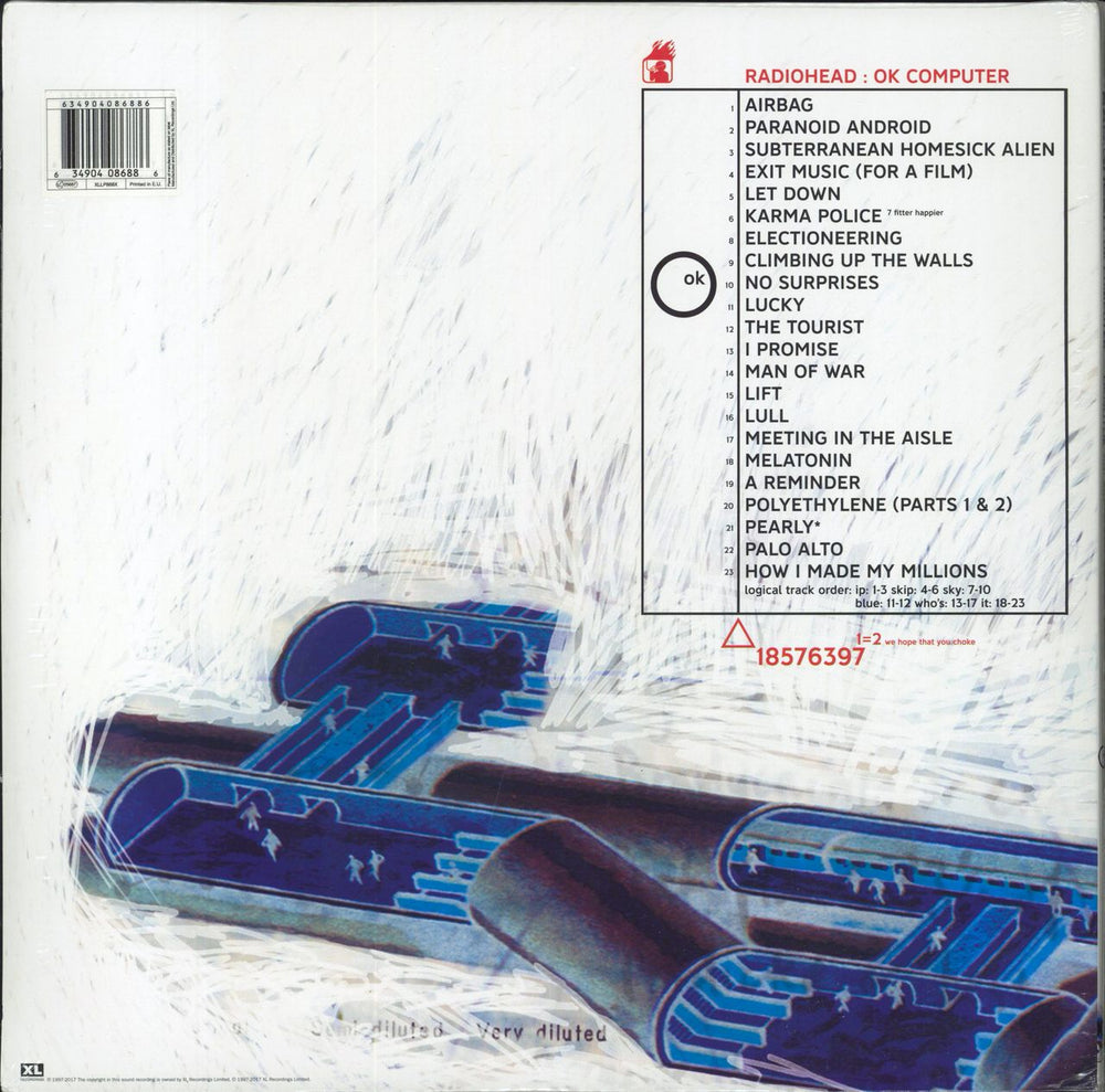 Radiohead OK Computer OKNOTOK 1997 2017 - Sealed UK 3-LP vinyl record set (Triple LP Album) 634904086886