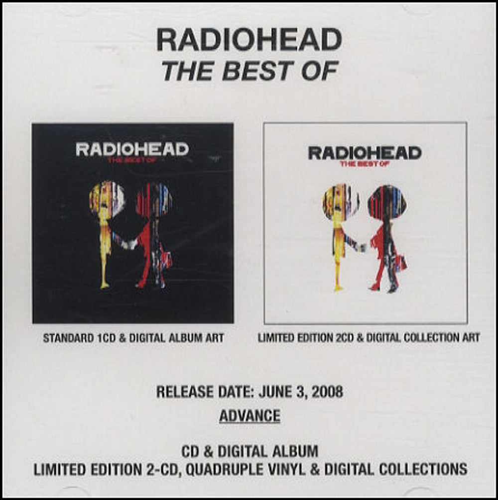 Radiohead The Best Of US Promo CD-R acetate 2 X CD-R ACETATES