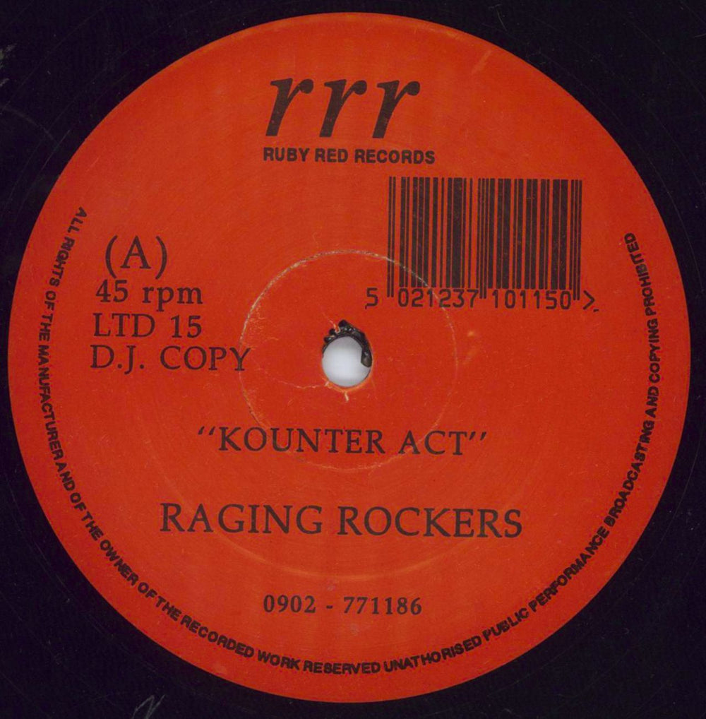 Raging Rockers Kounter Act UK 12" vinyl single (12 inch record / Maxi-single) LTD15