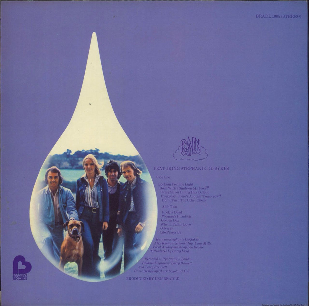 Rain (70S) Rain UK vinyl LP album (LP record)