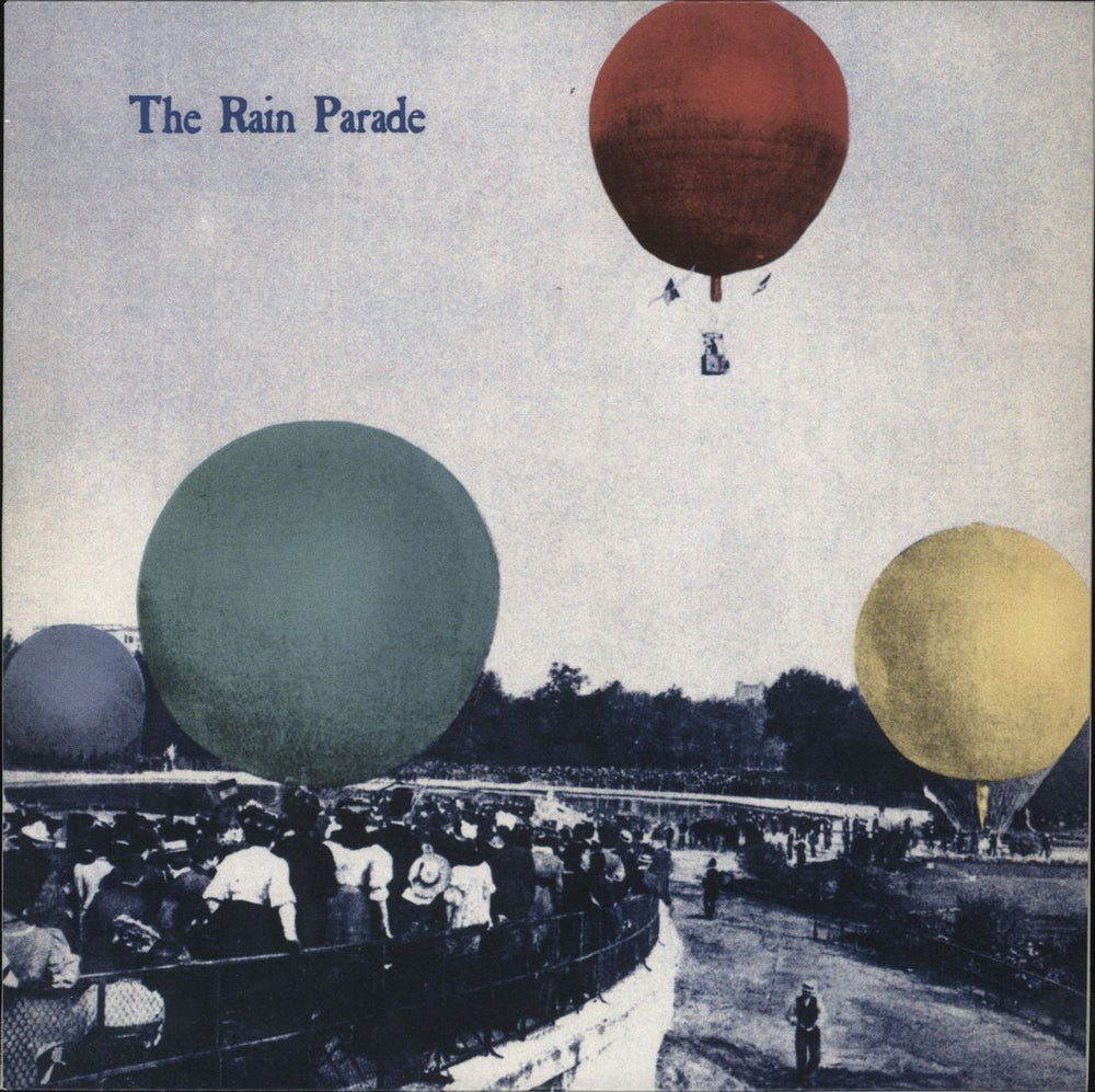 Rain Parade Emergency Third Rail Power Trip - Red & Yellow Starburst US vinyl LP album (LP record) RGM-0760