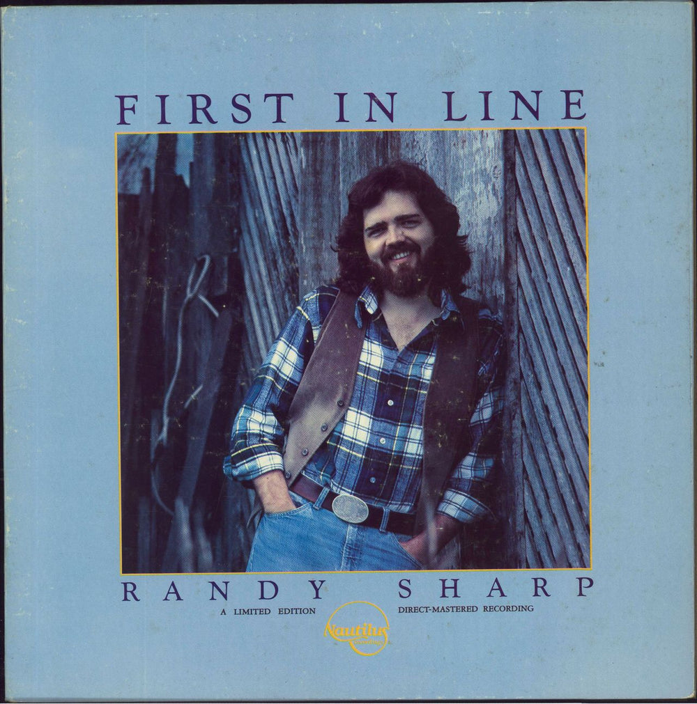 Randy Sharp The First In Line US vinyl LP album (LP record) NR1