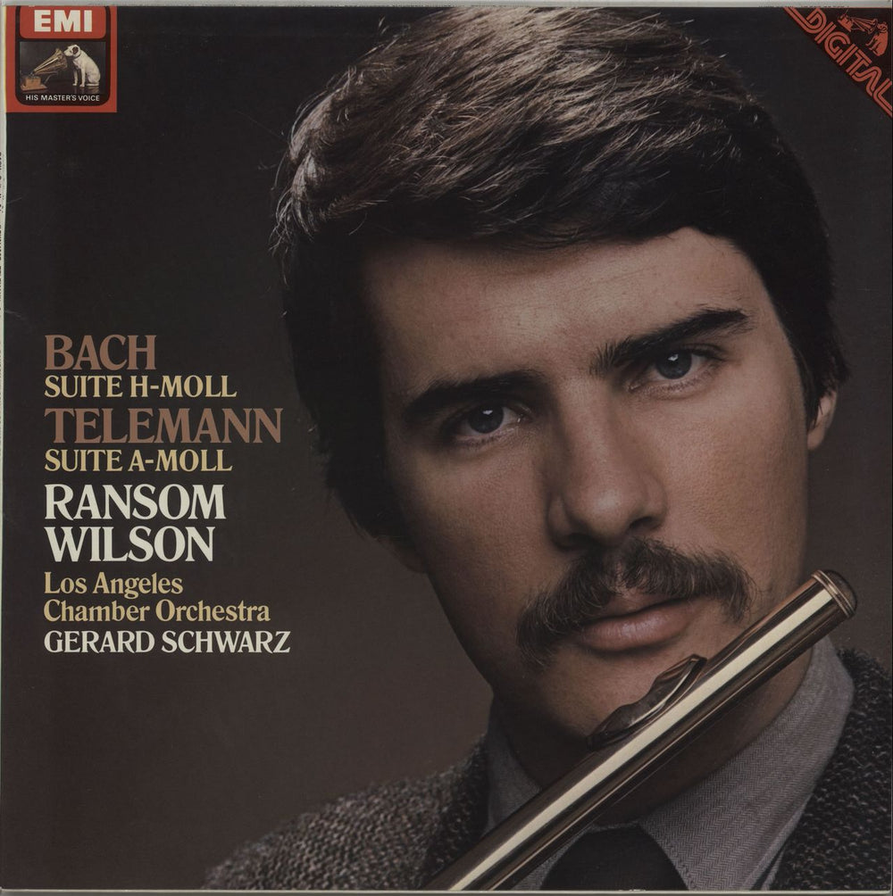 Ransom Wilson Bach: Suite H-Moll / Telemann: Suite A-Moll German vinyl LP album (LP record) 1C065-86098