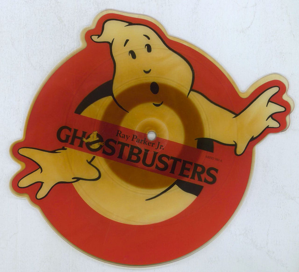 Ray Parker Jr Ghostbusters UK shaped picture disc (picture disc vinyl record) ARISD580