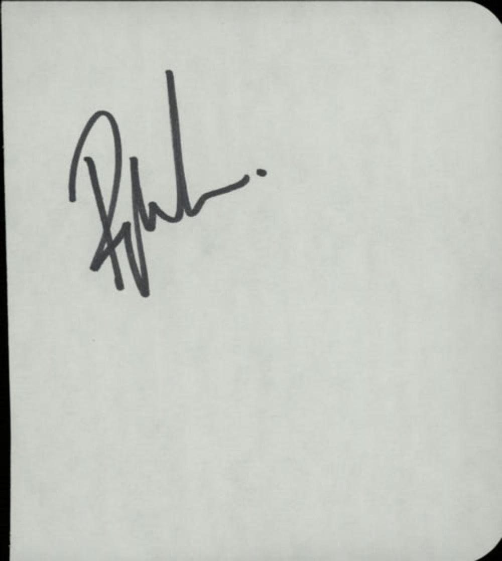 Ray Wilson Page From An Autograph Book UK memorabilia AUTOGRAPH