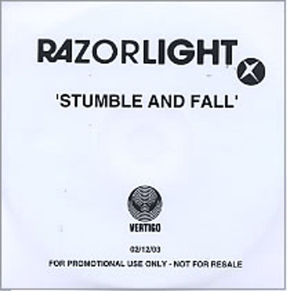 Razorlight Stumble And Fall - 1tr UK Promo CD-R acetate CD-R ACETATE