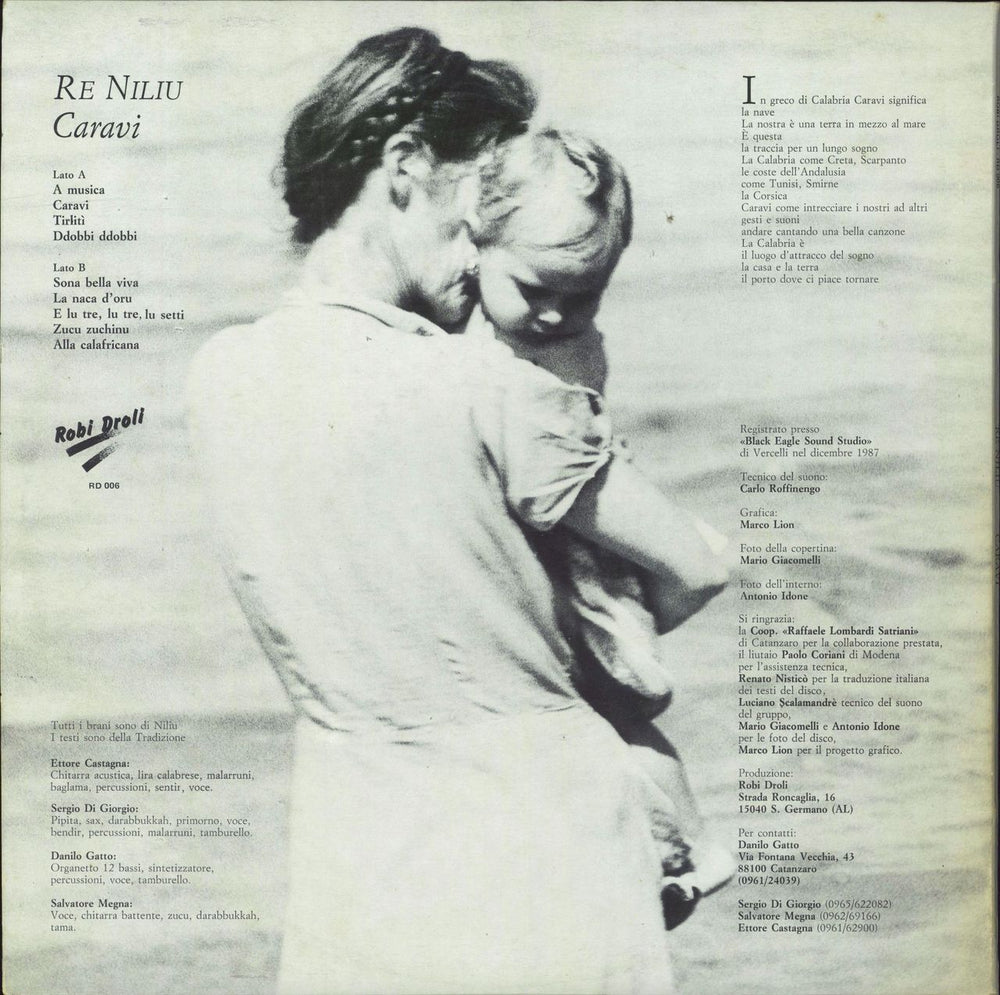 Re Niliu Caravi Italian vinyl LP album (LP record)