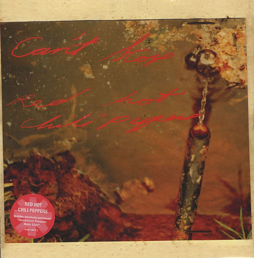 Red Hot Chili Peppers Can't Stop UK 7" vinyl single (7 inch record / 45) W599