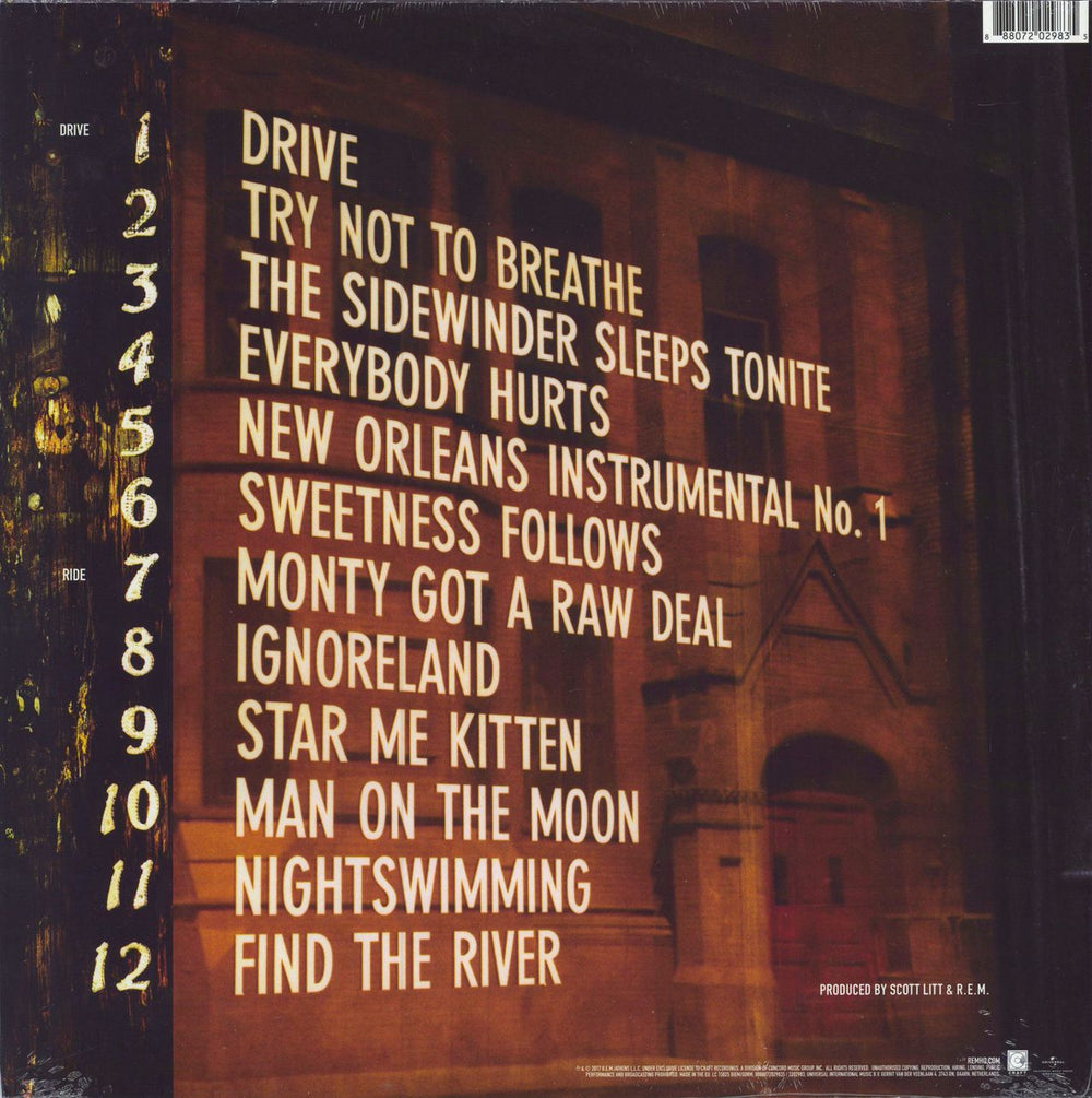 REM Automatic For The People - Remastered 180 Gram - Sealed UK vinyl LP album (LP record) 888072029835