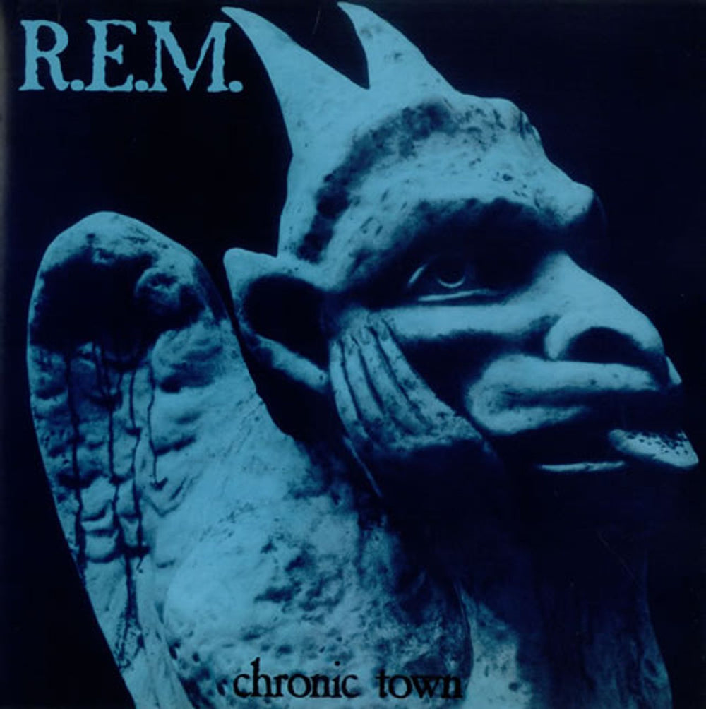 REM Chronic Town EP - Blue Vinyl US 12" vinyl single (12 inch record / Maxi-single) B001418401