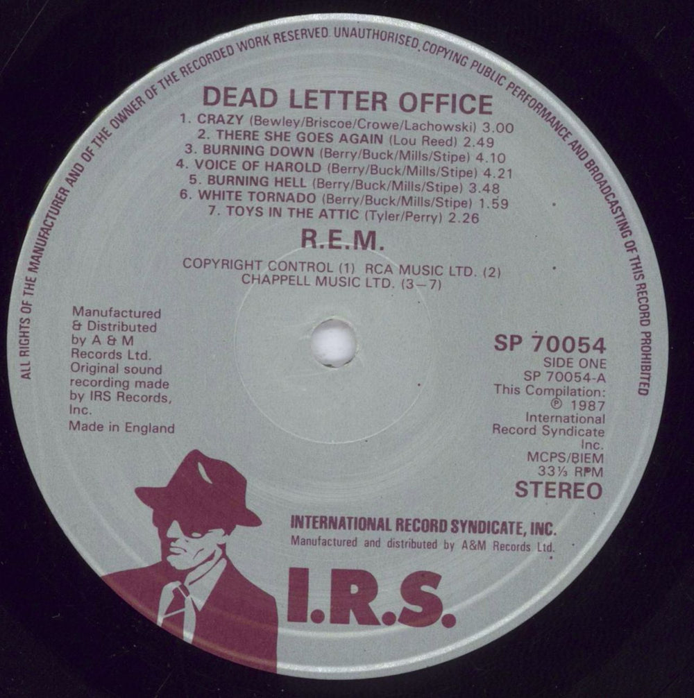 REM Dead Letter Office + inner UK vinyl LP album (LP record) REMLPDE257119