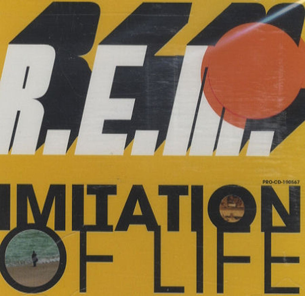 REM Imitation Of Life US Promo CD single (CD5 / 5") PRO-CD-100567