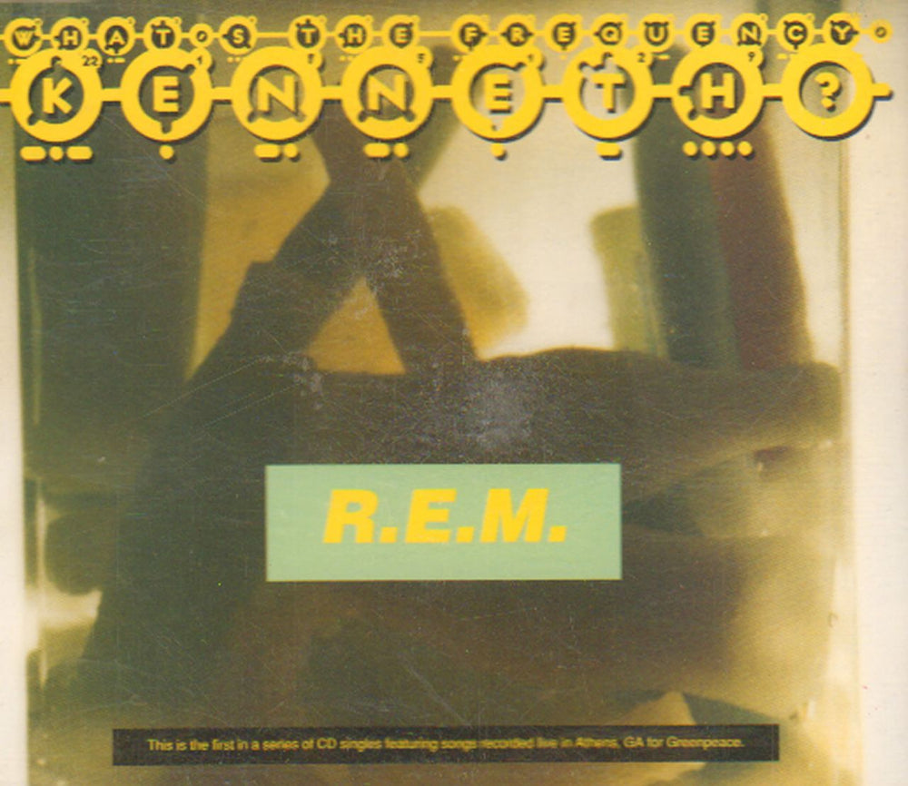 REM What's The Frequency Kenneth German CD single (CD5 / 5") WO265CD