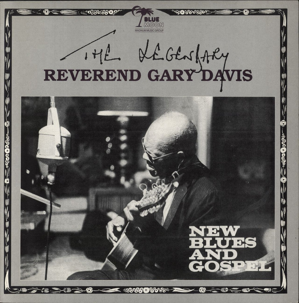 Rev. Gary Davis New Blues And Gospel UK vinyl LP album (LP record) BMLP1.040