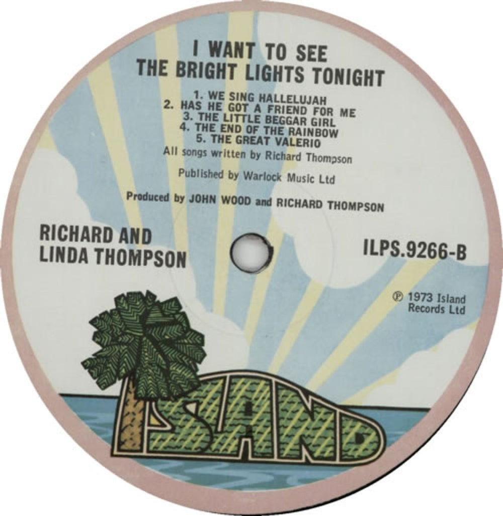 Richard & Linda Thompson I Want To See - 1st + Inner UK vinyl LP album (LP record) R&LLPIW188846
