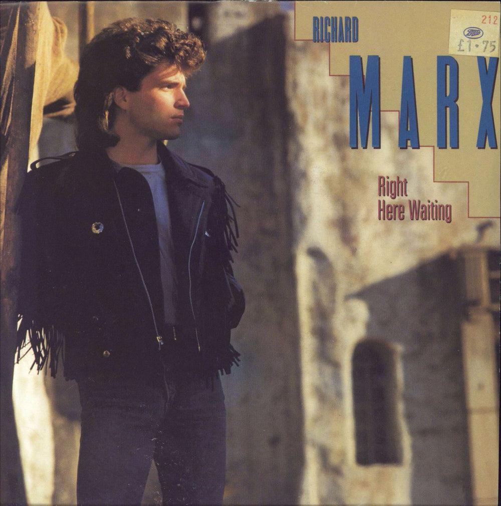 Richard Marx Right Here Waiting UK 7" vinyl single (7 inch record / 45) MT72