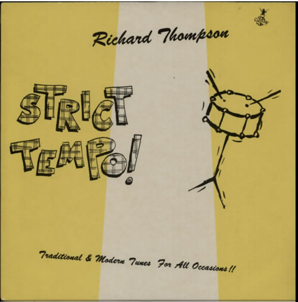 Richard Thompson Strict Tempo! US vinyl LP album (LP record) CGLP4409