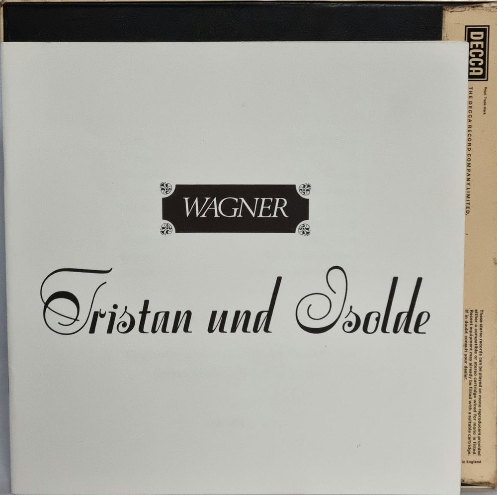 Richard Wagner Wagner: Tristan und Isolde UK Vinyl Box Set