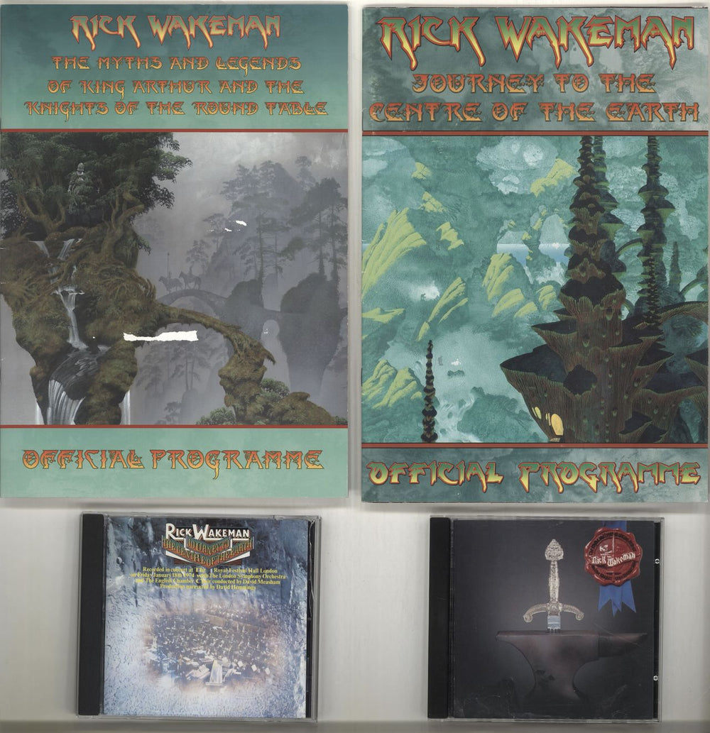 Rick Wakeman Journey & Myths - LP, CD & Programmes Bundle UK 2-LP vinyl record set (Double LP Album) LP, CD & PROGRAMME BUNDLE