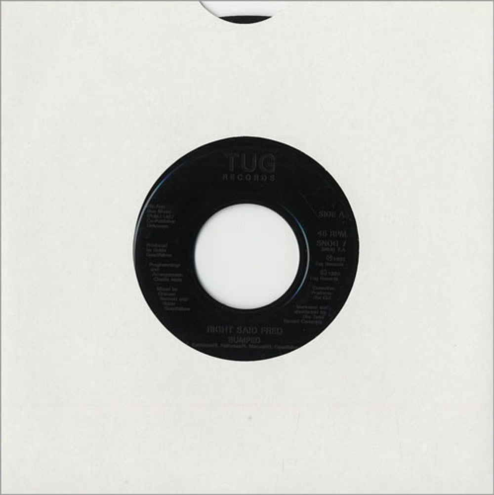 Right Said Fred Bumped - Jukebox Issue UK 7" vinyl single (7 inch record / 45) SNOG7