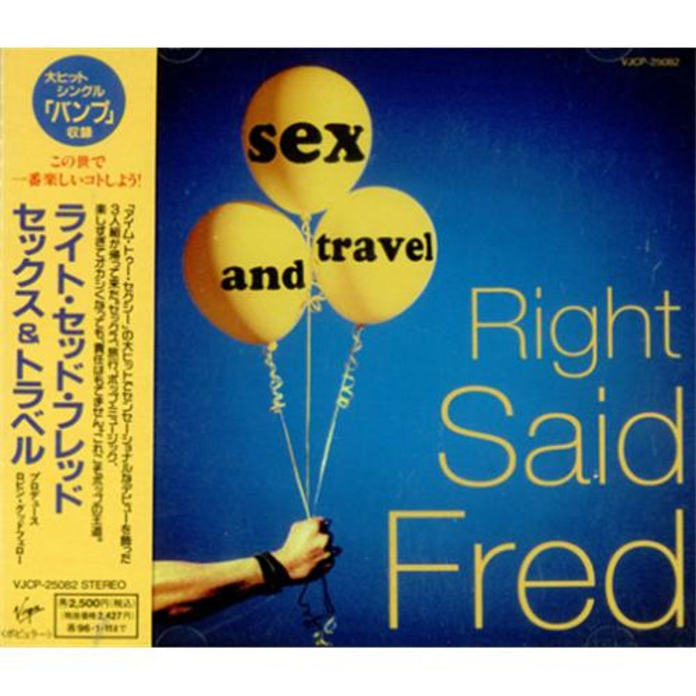 Right Said Fred Sex And Travel Japanese Promo CD album (CDLP) VJCP-25082