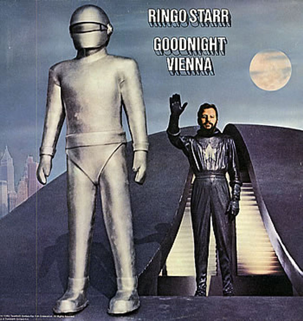 Ringo Starr Goodnight Vienna UK vinyl LP album (LP record) PCS7168