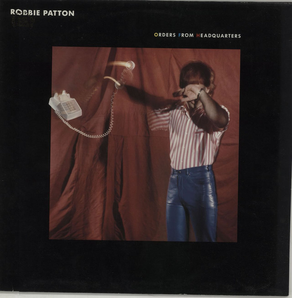 Robbie Patton Orders From Headquarters - Gold Stamped Sleeve German vinyl LP album (LP record) 78.0006-1