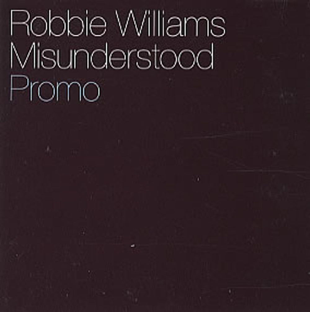 Robbie Williams Misunderstood Mexican Promo CD single (CD5 / 5") 724381668528