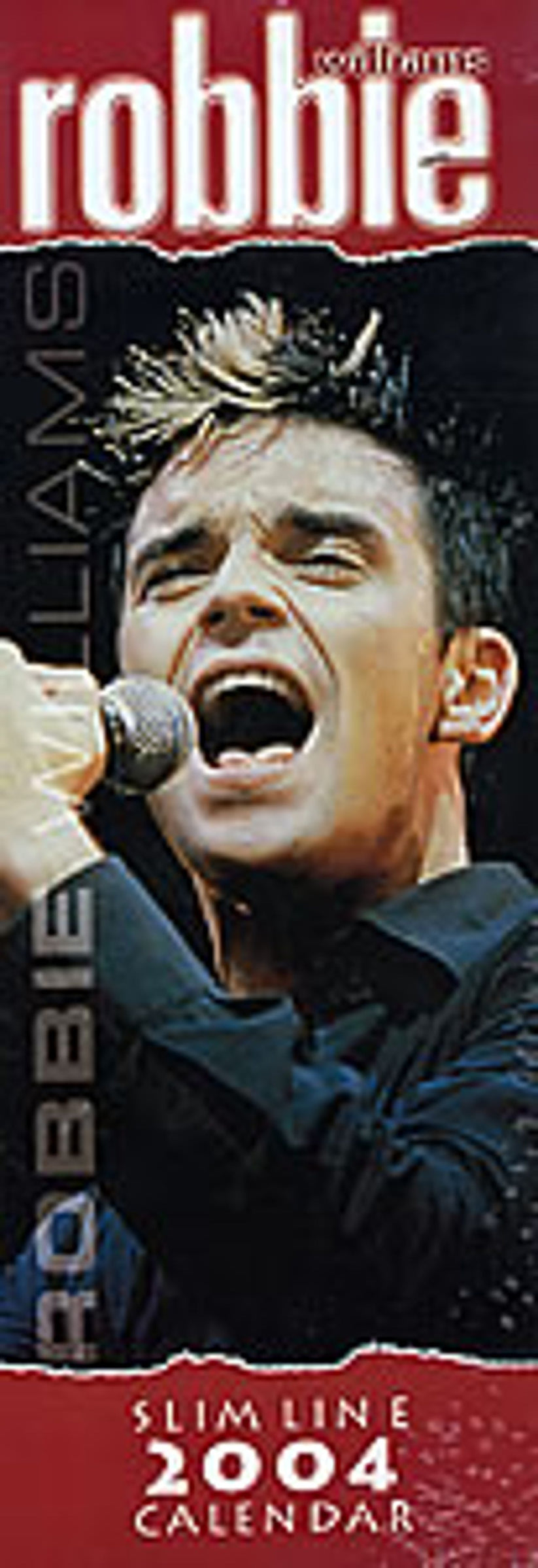 Robbie Williams Slimline 2004 Calendar UK calendar SHM016