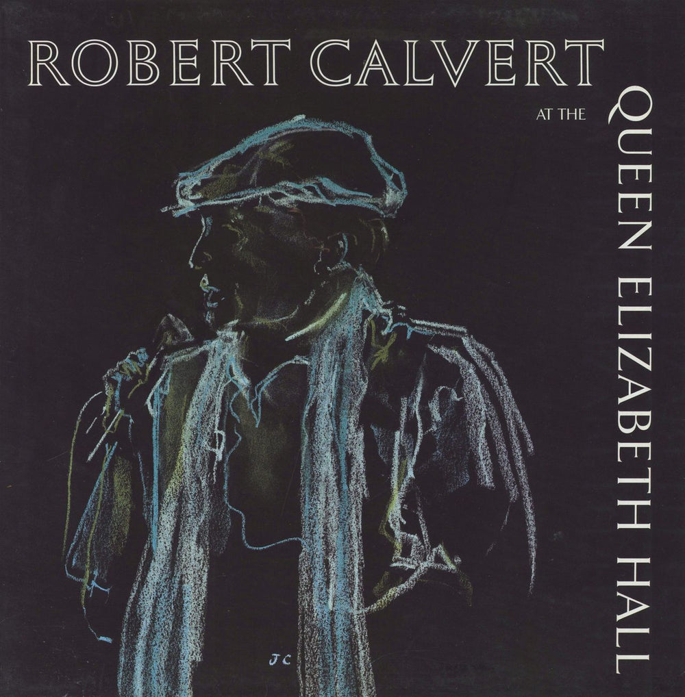 Robert Calvert At The Queen Elizabeth Hall - EX UK vinyl LP album (LP record) BLACK1