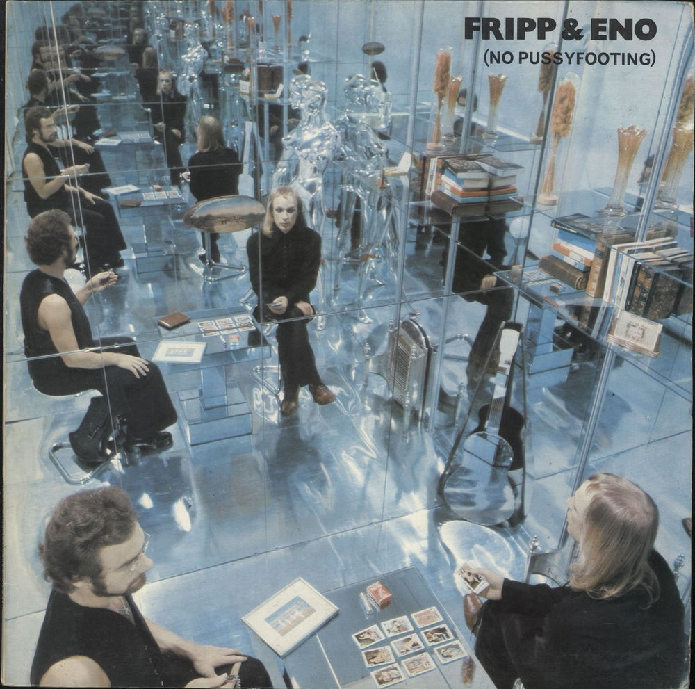 Robert Fripp & Brian Eno No Pussyfooting - EX UK vinyl LP album (LP record) HELP16