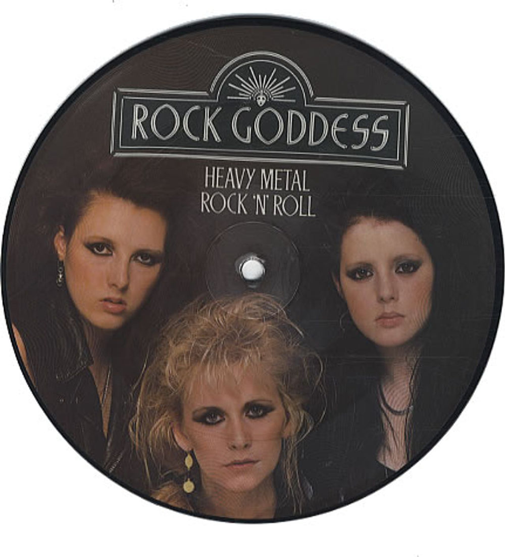 Rock Goddess Heavy Metal Rock 'N' Roll UK 7" vinyl picture disc (7 inch picture disc single) AMSX8263