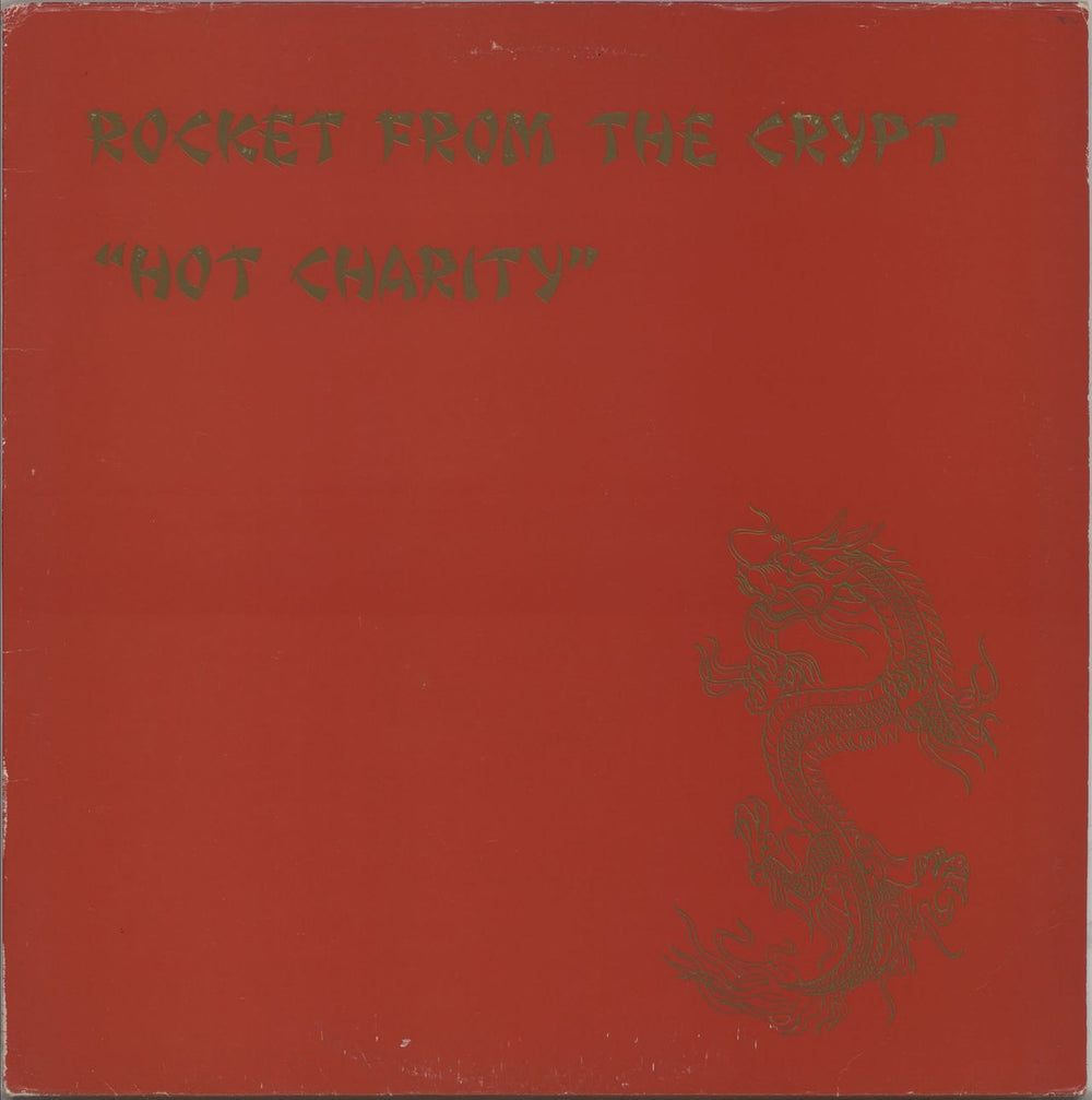 Rocket From The Crypt Hot Charity - VG UK vinyl LP album (LP record) ELM27LP