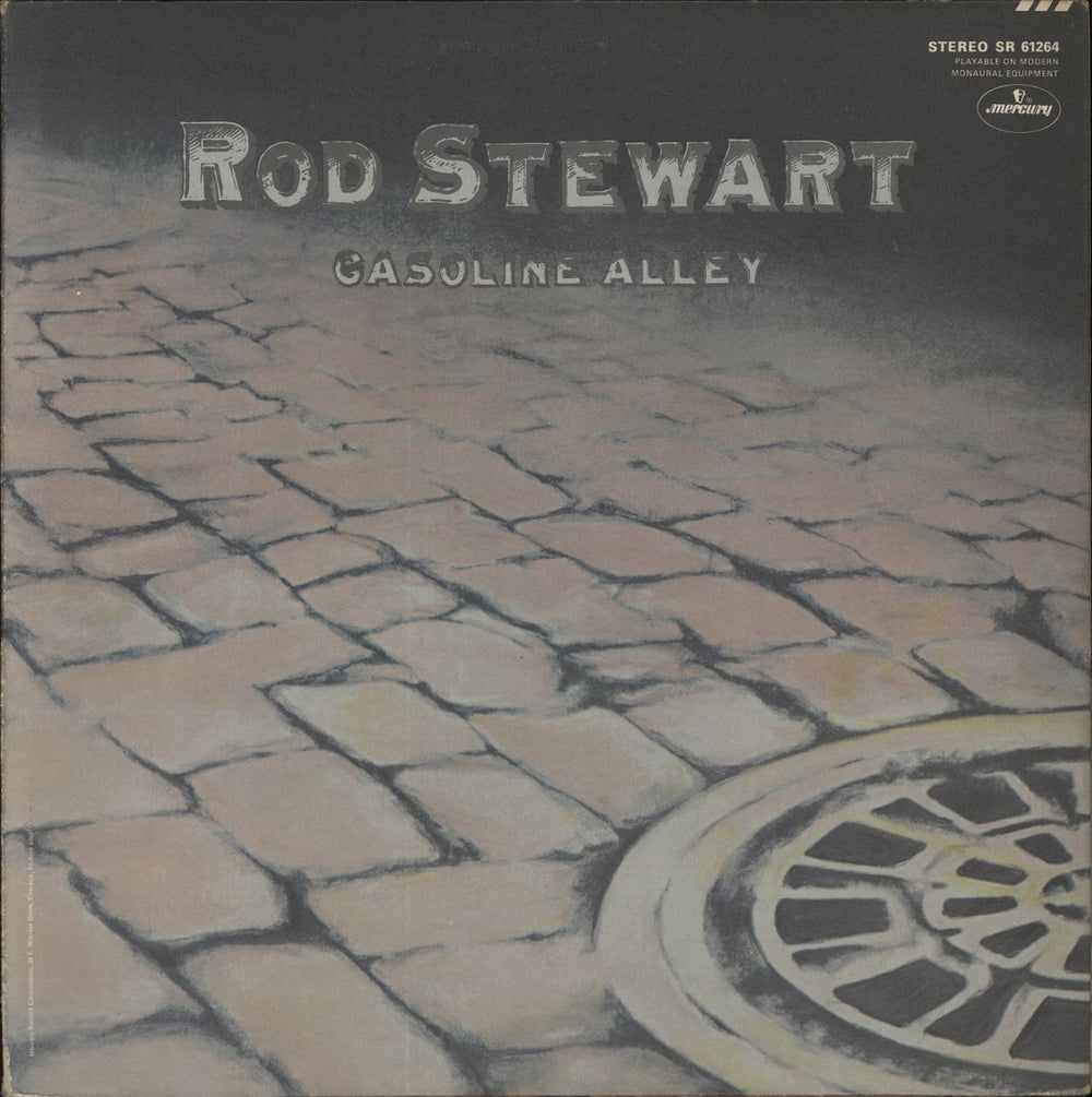 Rod Stewart Gasoline Alley - Black Label - Ex US vinyl LP album (LP record) SR61264