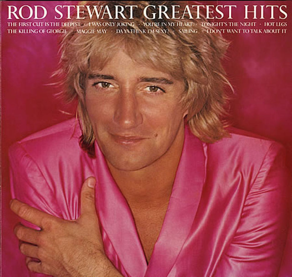 Rod Stewart Greatest Hits German vinyl LP album (LP record) WB56744