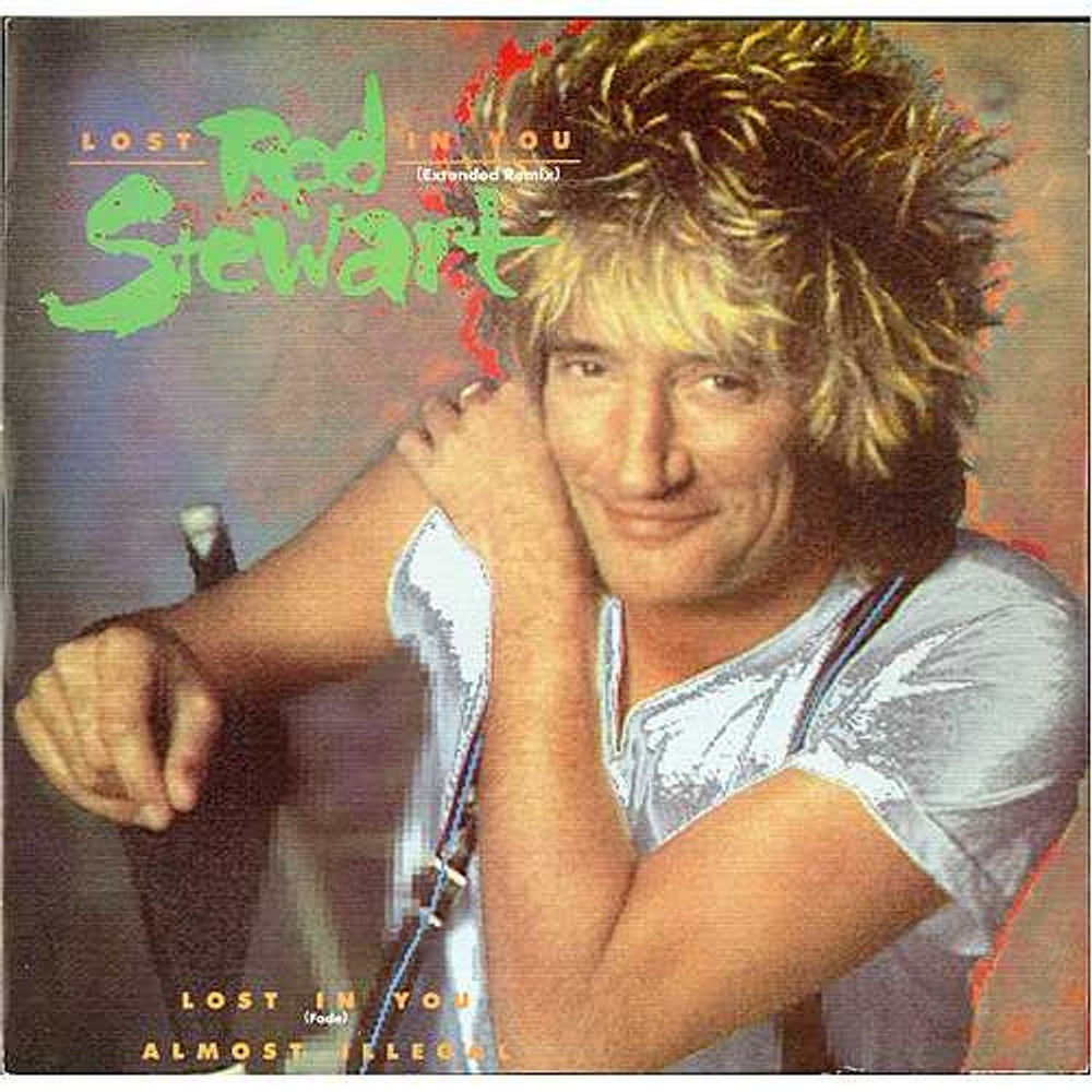 Rod Stewart Lost In You UK 12" vinyl single (12 inch record / Maxi-single) W7927T