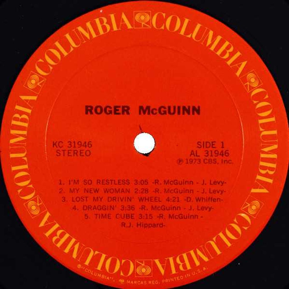 Roger McGuinn Roger McGuinn + Insert US vinyl LP album (LP record)