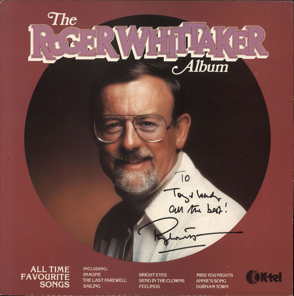 Roger Whittaker The Roger Whittaker Album - Autographed UK vinyl LP album (LP record) NE1105