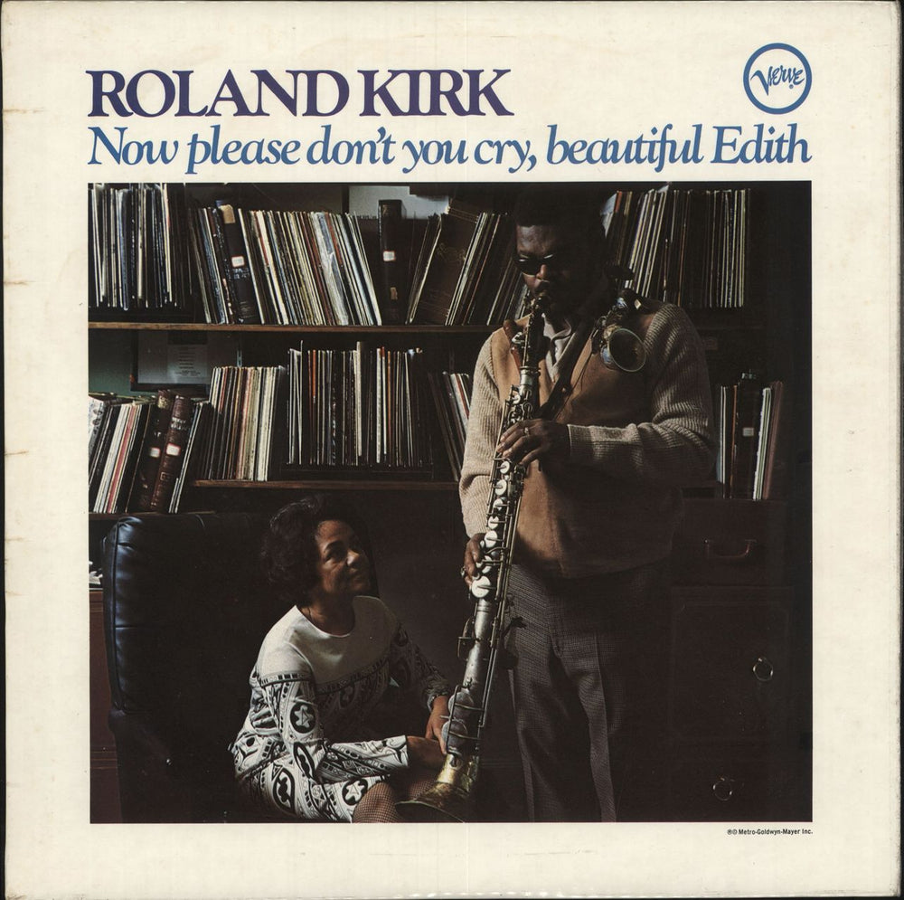 Roland Kirk Now Please Don't You Cry, Beautiful Edith UK vinyl LP album (LP record) SVLP9193