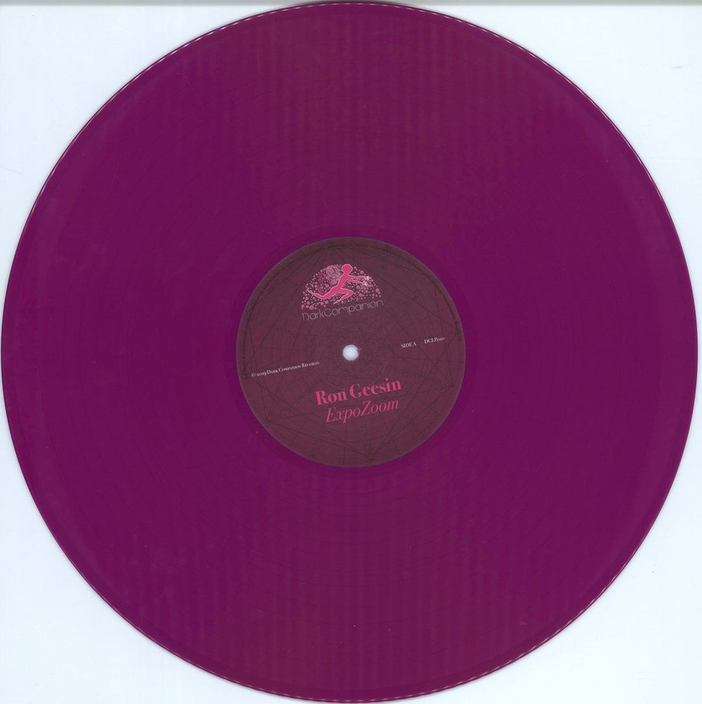 Ron Geesin ExpoZoom - Dark Magenta Vinyl + Numbered Italian vinyl LP album (LP record) RCBLPEX778763
