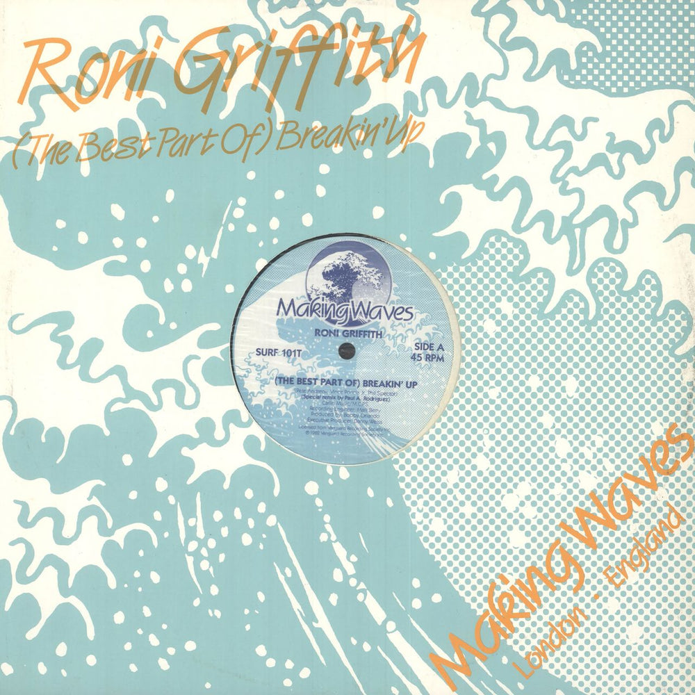 Roni Griffith (The Best Part Of) Breakin' Up UK 12" vinyl single (12 inch record / Maxi-single) SURF101T