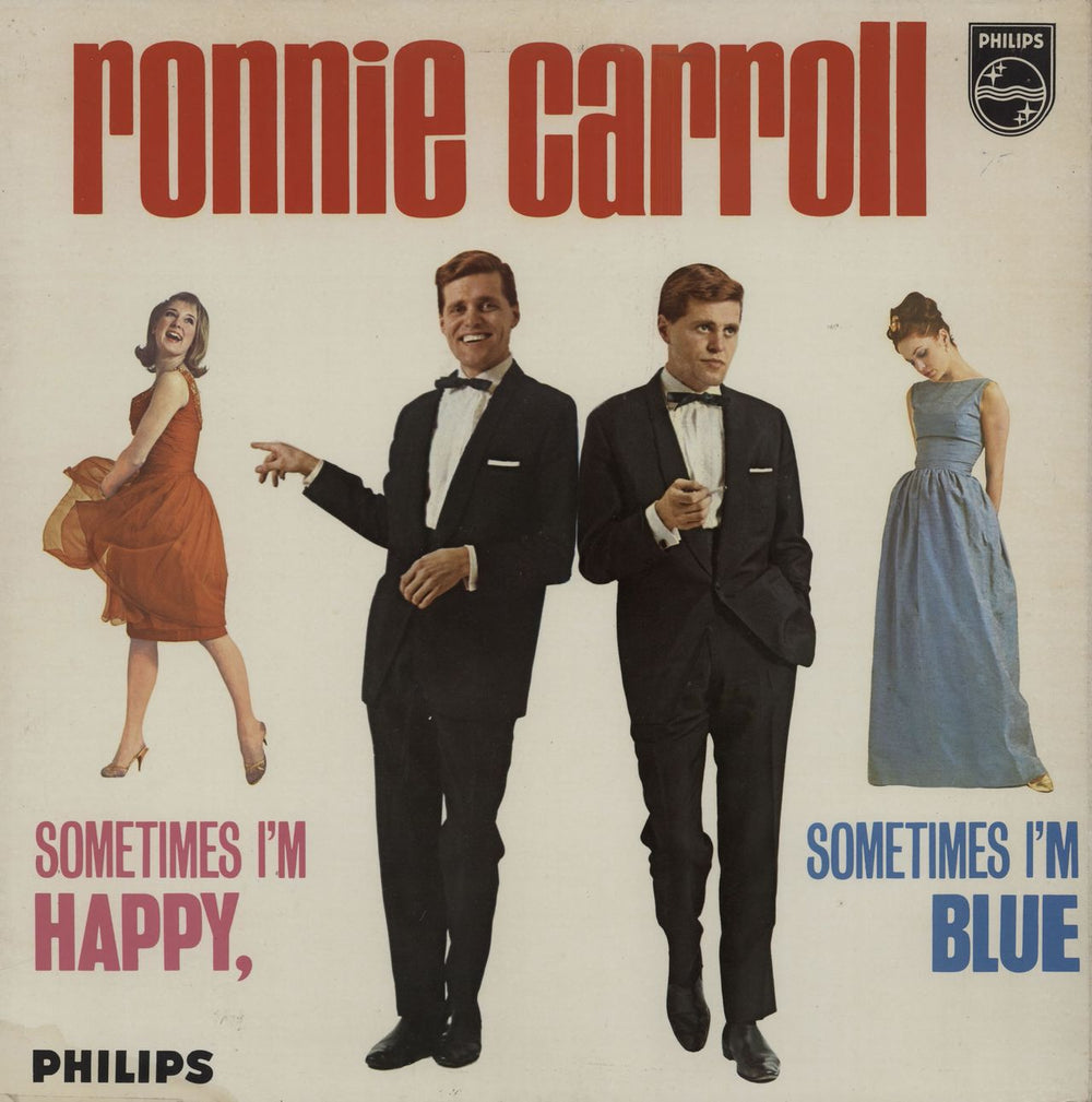 Ronnie Carroll Sometimes I'm Happy, Sometimes I'm Blue UK vinyl LP album (LP record) BL7563