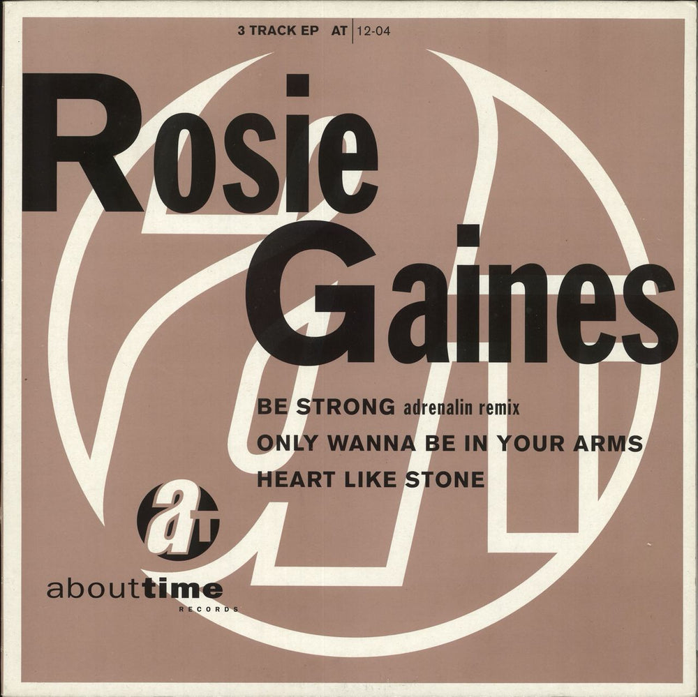 Rosie Gaines Be Strong UK 12" vinyl single (12 inch record / Maxi-single) AT12-04