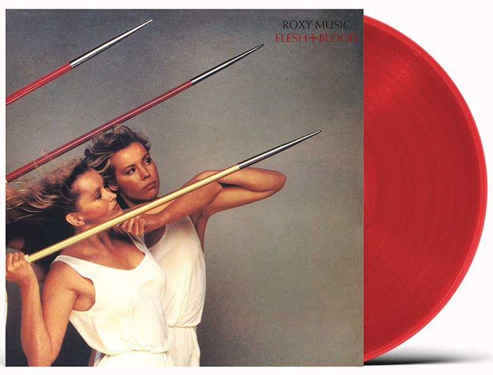 Roxy Music Flesh + Blood - Red Vinyl - Sealed UK vinyl LP album (LP record) ROXYLP7